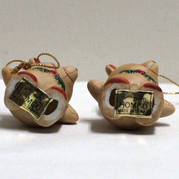 8 Homco Animal Christmas Ornaments - Picture 7 of 12